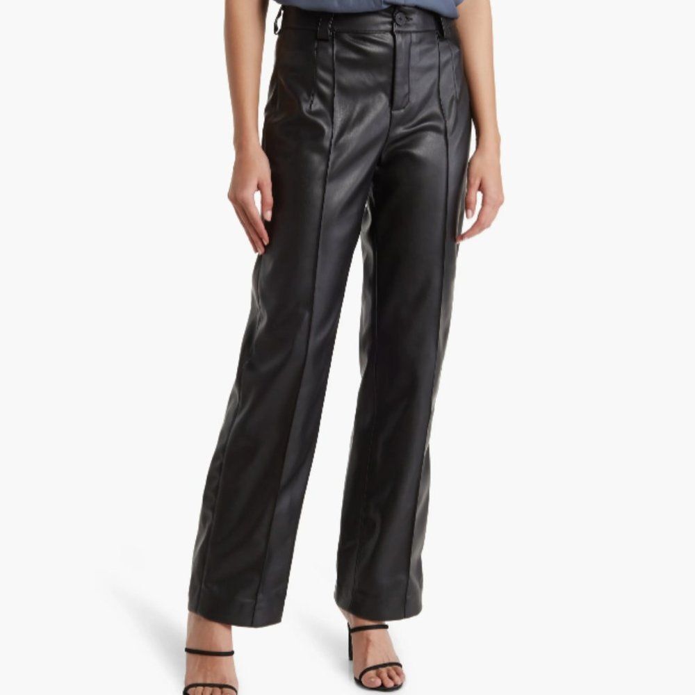 NWT Faux Leather Pants T Tahari (8)